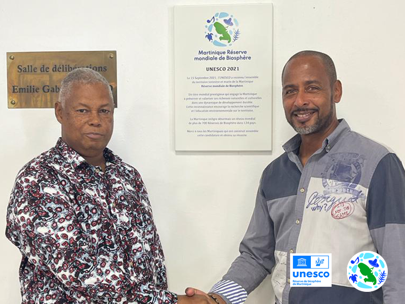 L’Association Martinique Réserve mondiale de Biosphère rend hommage à chaque commune